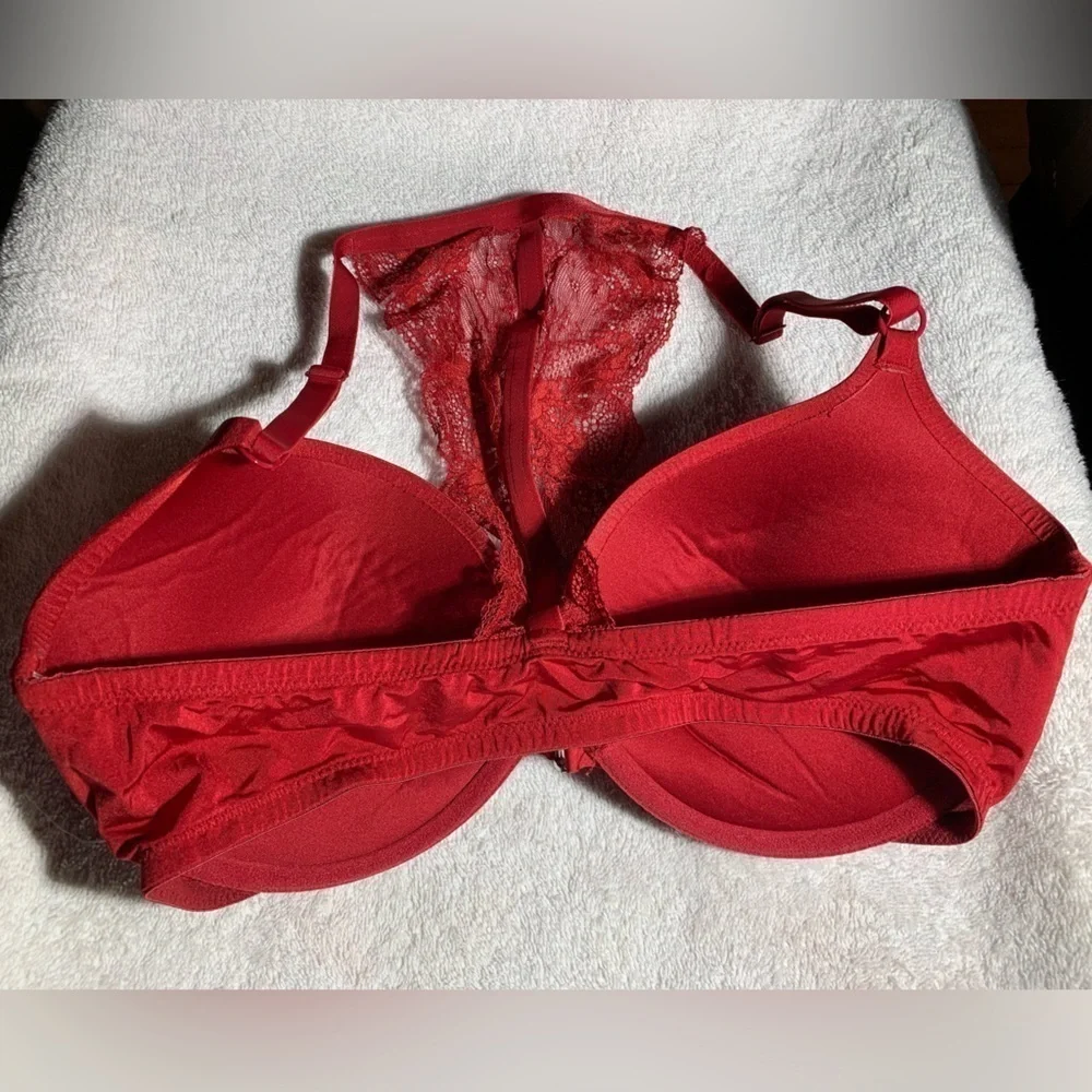 34D red La Senza beyond sexy bra front clasp - Picture 2 of 6